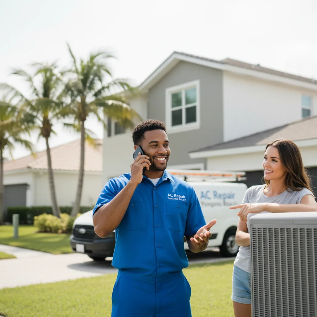 AC Repair Pompano Beach customer support in Webb
